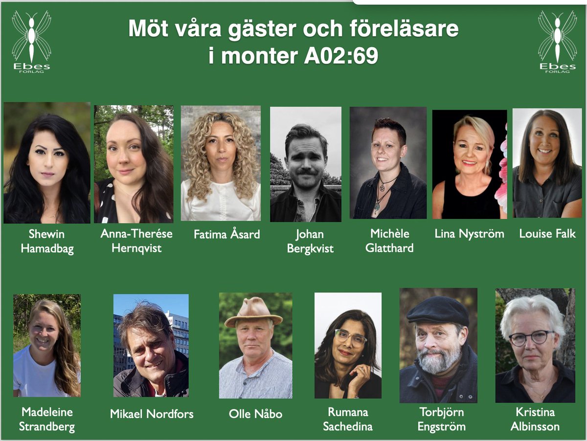 Ebesforlag's tweet photo. Hoppas vi ses på BOKMÄSSAN i Göteborg. I Ebes förlags monter A02:69 pågår föreläsningar och författarintervjuer under hela mässan. Hoppas att vi ses! :). 
https://t.co/HmIS7v9iSs https://t.co/lHvnBbPOIx