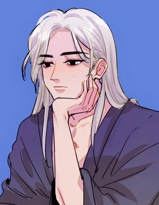 waiting for husband wen  #天涯客iva planting the idea of white-haired a-xu and it hasnt left me since aljfsaklfa 