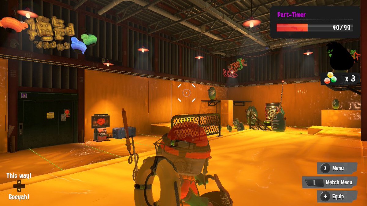 NintyBuzz's tweet photo. When you get a little bored waiting for people to join your #SalmonRun lobby in #Splatoon3!

#NintendoSwitch https://t.co/QYsM4fDxNF