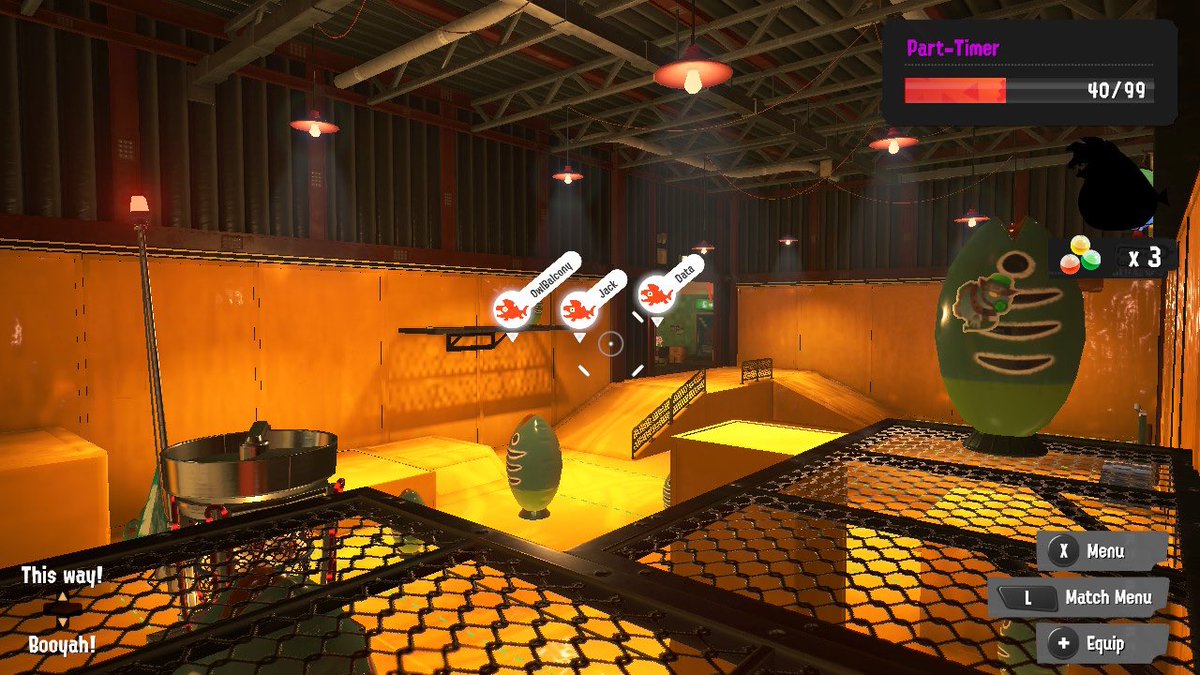 NintyBuzz's tweet photo. When you get a little bored waiting for people to join your #SalmonRun lobby in #Splatoon3!

#NintendoSwitch https://t.co/QYsM4fDxNF