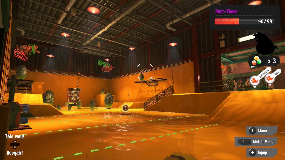NintyBuzz's tweet photo. When you get a little bored waiting for people to join your #SalmonRun lobby in #Splatoon3!

#NintendoSwitch https://t.co/QYsM4fDxNF