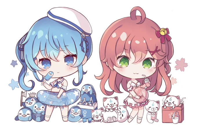 ならべてみました#絵柄が好みって人にフォローされたい 
