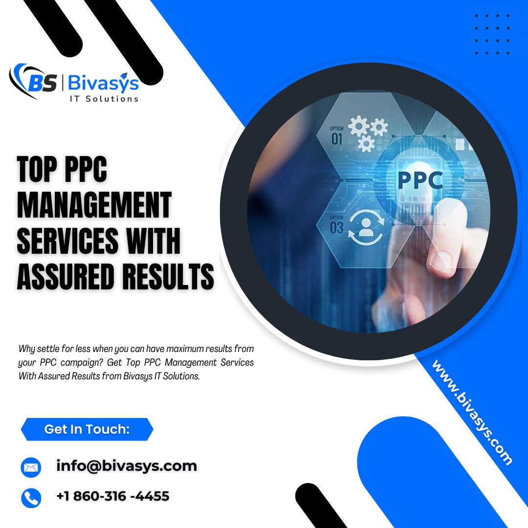 bivasys's tweet photo. Are you looking to increase sales or improve conversions on your website? Get instant results from our top #PPCmanagementservices. Our team of experts has helped over 100+ clients achieve their business goals. Get in touch with us now!
https://t.co/n5LfDMNHZ7
#PPCmanagement https://t.co/nVcZellg3H