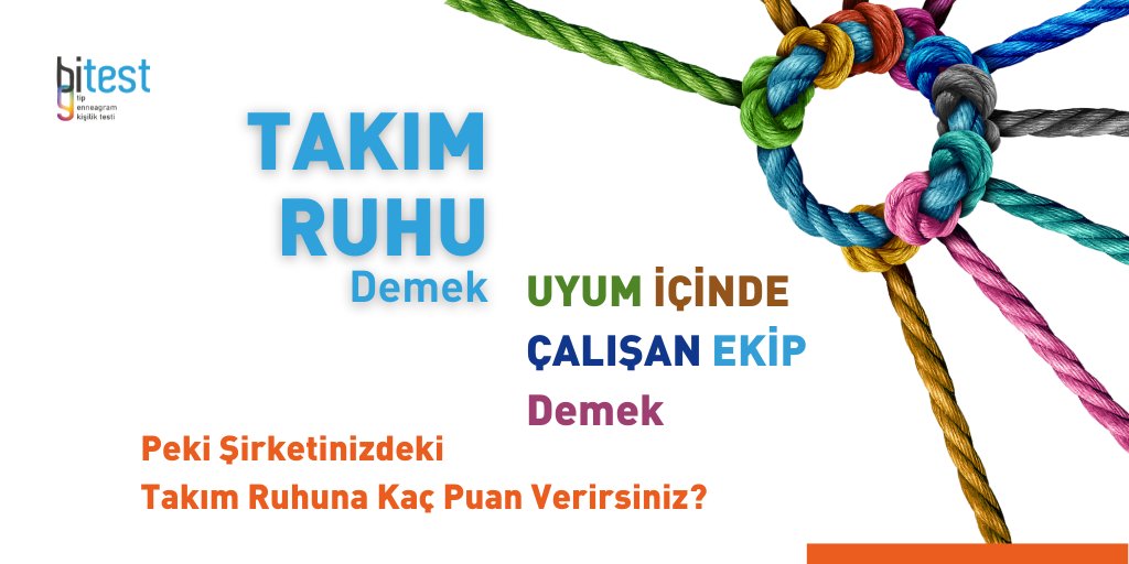 Takım Ruhu Demek Uyum İçinde Çalışan Ekip Demek💪🏼
Peki Şirketinizdeki Ekip Ruhuna Kaç Puan Verirsiniz❓

✅bitest ile Çalışanlarınızın Liderlik Tarzları ve
Ekip İçerisindeki Uyumunu Test Edin!

🔎Daha detaylı bilgi için bitest.org adresini ziyaret edin❗️