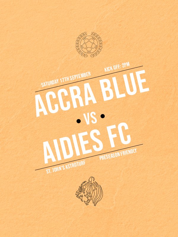 Accra_Blue's tweet photo. Our first preseason match.
#Y3NaaNi https://t.co/cV8YuxjGAO