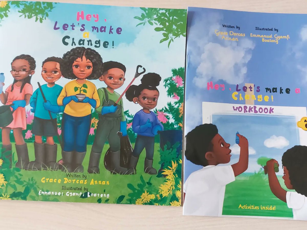 EuropeInGhana's tweet photo. In Tamale, the 🇪🇺EU made a donation of climate change inspired children books to the Tamale Library. The books contain simple ways for 👪children about 🏡🌳environmental awareness and actionable tips about incorporating them into daily life. 

#climatechange #GlobalGateway https://t.co/zwMm5PYbmq
