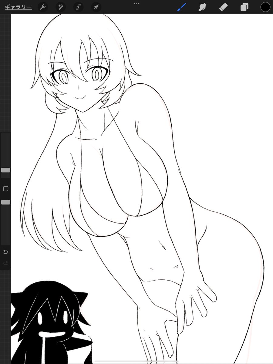 線画。 https://t.co/LzKWvyqfmU 