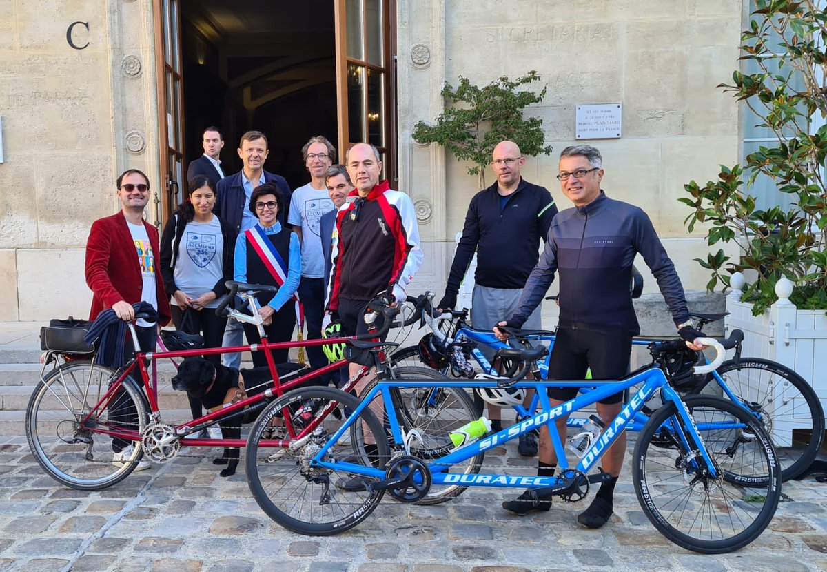 mairie7's tweet photo. #JEP2022 Ouverture des journées du patrimoine @INJAParis et inauguration d’un parcours en tandem 🚲 #blindcorner au départ de la @mairie7. Tout au long du week end, venez découvrir les activités : lecture en #braille, #sport #musique 🦮 https://t.co/LBnygKczKZ