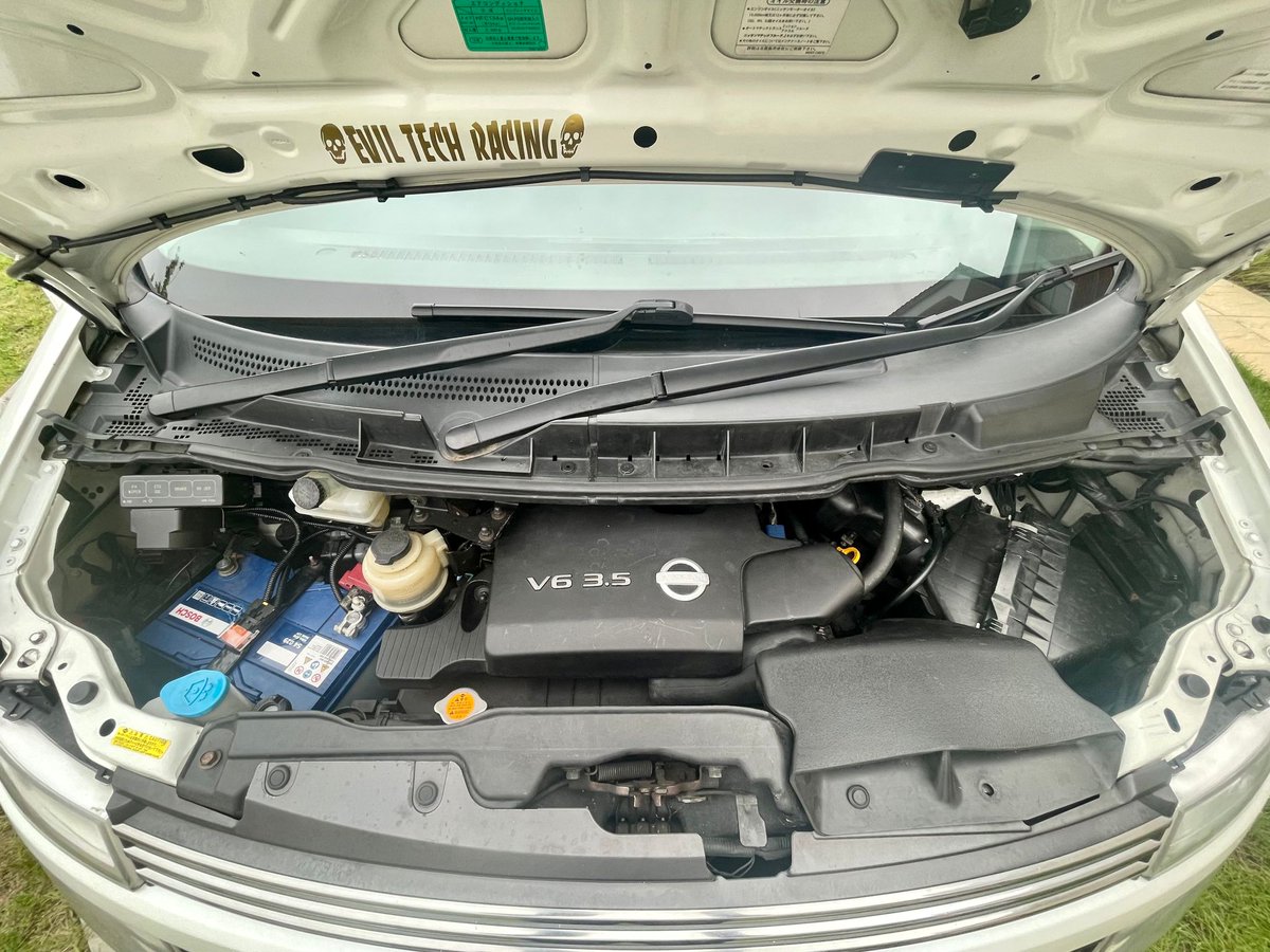 FOR SALE: Nissan Elgrand NE51 AWD 3.5 V6 Campervan. Northstar Conversions rear kitchen (sink, gas hob, Vitifrigo fridge, leisure battery etc), Van Furniture L sofabed, curtains, thermal blinds, Thule Omnistor awning, TEC downpipes-back stainless exhaust, 19’s, RSR springs. £14.5k