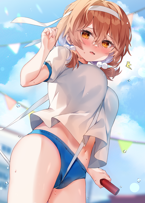 いや、そうはならんやろ【87】
「ゴールテープがぁ・・・/////」 