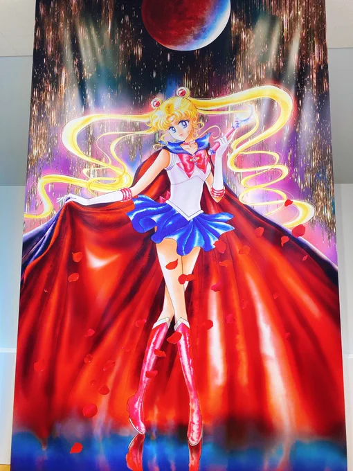 あとセラムンミュージアムも行ってきたんですが、特に原画と描き下ろしイラストが最高でした子どもの頃めっちゃ好きだったので、ずっと感動してた… 