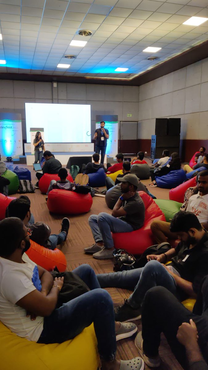 GDGBLR's tweet photo. Amazing session happening at community lounge today! Siddhartha hall
Come if you want to attend or GIVE flash talks!

Can you spot @Dhivn1 @lakshyas90 @shilpa1994 https://t.co/Lz93M0s7f0