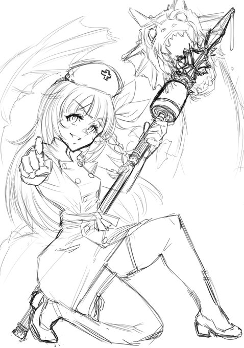 半日死んでいたがラフは決定したのでヨシ 