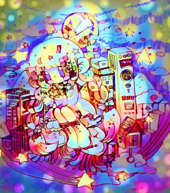 月夜。 