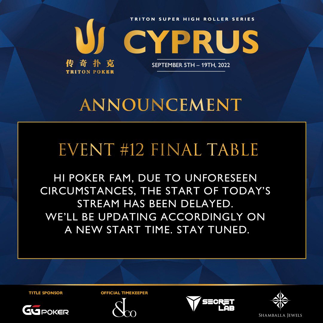 Triton Poker on Twitter "https//t.co/sWO5RQ8c6o" / Twitter