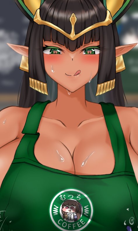 某珈琲店にいるセクメト | xiao #pixiv https://t.co/KQjjy9JEdr 
差分などはピクシブでどうぞ

Please see the differences on pixiv. 