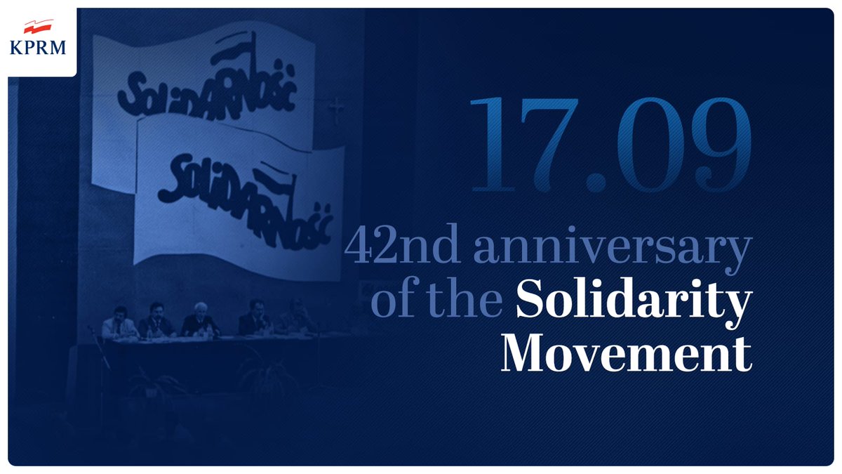 🇵🇱The Independent Self-Governing Trade Union '#Solidarity' was established #OTD in 1980. Soon the union had almost 10 million members. Until 1989, it also played the role of a mass resistance movement against communist rule in Poland.