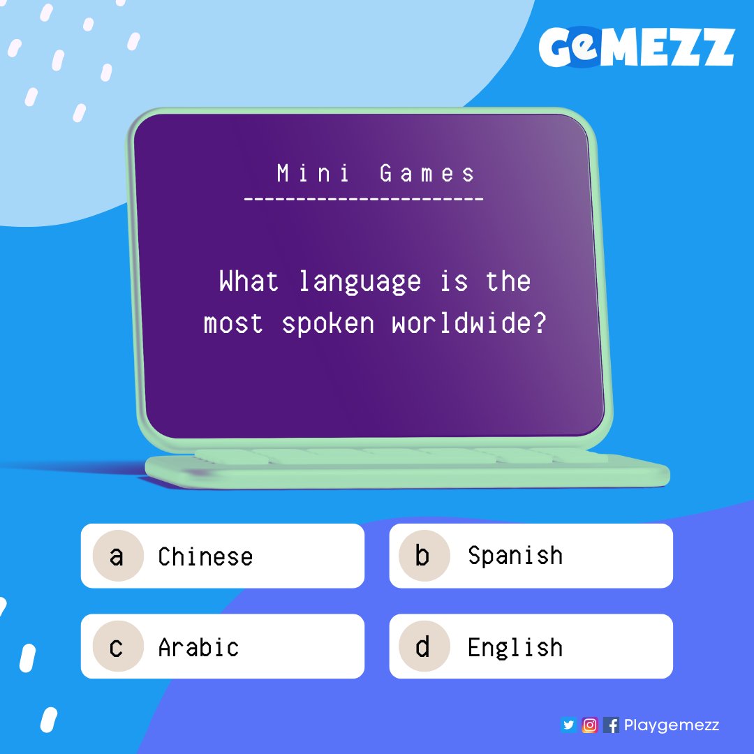 playgemezz's tweet photo. Today's quiz! Can you choose the right answer?🤔🤔

#PlayGemezz #MobileGame #Gemezz #HTML5Games #gamer  #games #gaming #gamecompetition  #stayhome #staysafe #stayhealthy https://t.co/6y07Wo3HKJ