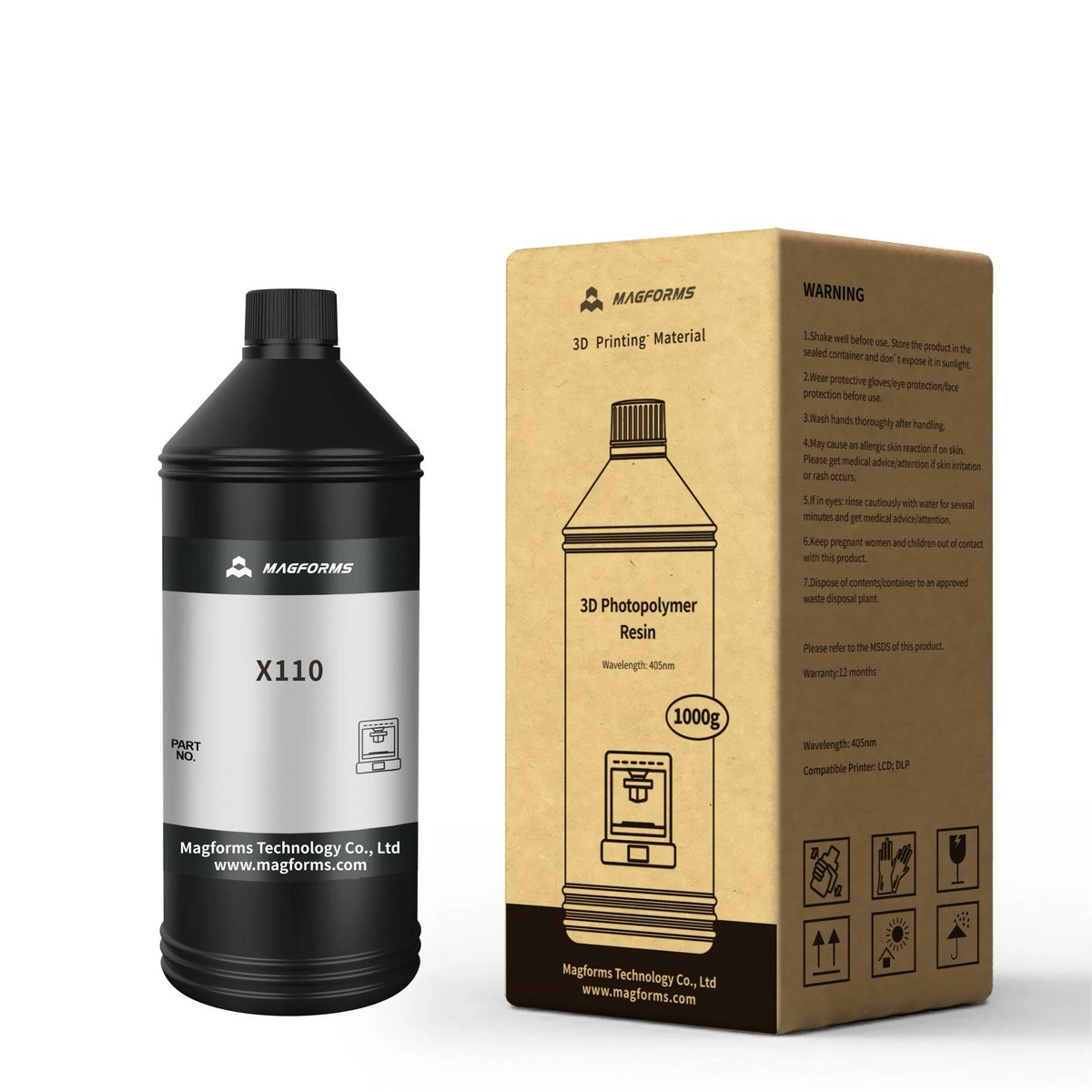 3d_monkey's tweet photo. New to 3DPM! 🐒💥 Magforms X100 3D Photopolymer Resin!
https://t.co/CUrRMXP9st
#3DPrintmonkey #3DPrinted #3Dprinter #3DPrinting #Magforms #Resin #3D #Resin #X110 #Durableresin https://t.co/fFjRB5Zdw1
