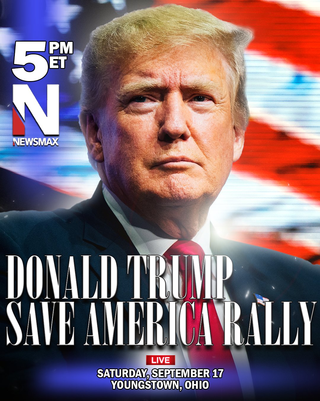 Newsmax on Twitter: "RALLY DAY: Live, uninterrupted coverage of Donald