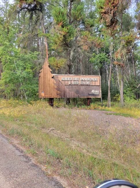 Epitetj's tweet photo. #SeedsandStories #IndigenousSeedCollectionProgram #SeedsForOurFuture #IndigenousSeedCollection Donnie was at the Alberta Tree Improvement and Seed Center yesterday! https://t.co/u7XVzvzobc