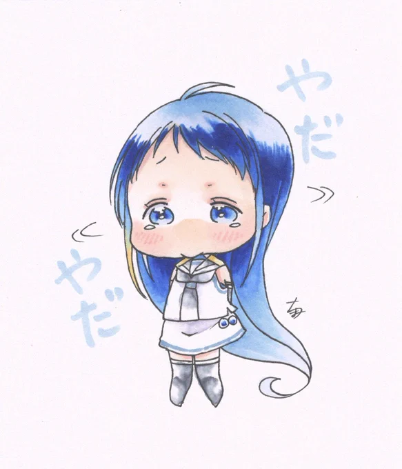#みなさんの艦これネタ絵見せてください2枚目はナウシカっぽく描いた記憶…コスチューム系はたくさんあったので、ちょっとふざけてるほうで 