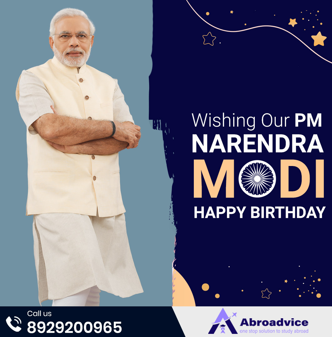 abroadvice's tweet photo. Wishing a very #HappyBdayModiji to Prime Minister Shri #NarendraModiji sir! May you have a prosperous and happy year ahead! https://t.co/paAp03alM3