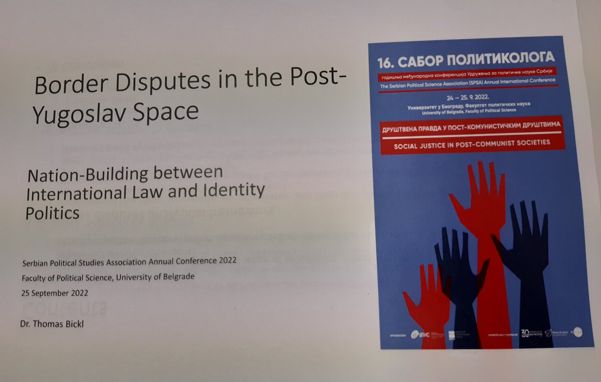 ThomasBickl's tweet photo. Looking forward to be on panel 13 of the SPSA Annual International Conference.
For full conference programme and book of abstracts 👇
https://t.co/EPMuiSegMu
@UPNS_SPSA #Beograd https://t.co/ZebrOYEh1C
