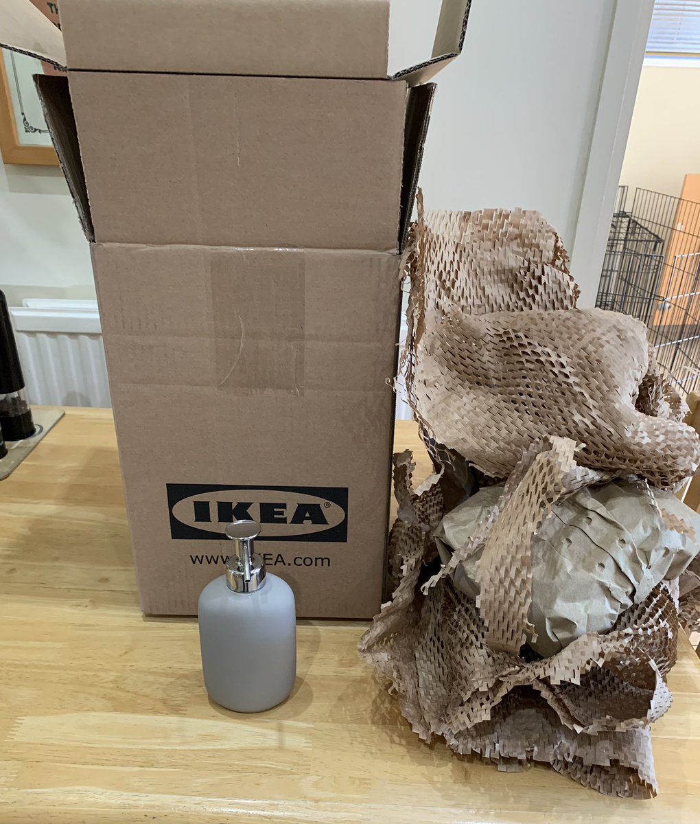 SteveElliott_IP's tweet photo. @IKEAUK great product and service as ever, but a huge waste of packaging for one small item! https://t.co/2FnRF4eHSG