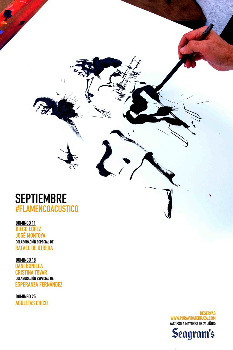 #Agenda #puravidaterraza #flamenco 
Reservas:
puravidaterraza.com