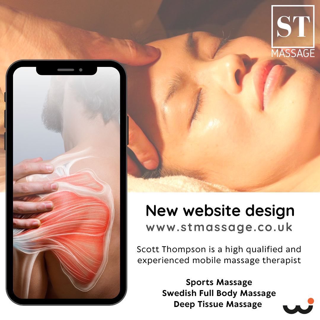 WeBuiltYourSite's tweet photo. This #smallbusinesssaturday we’re excited to announce the launch of a new website for our client ST Massage Therapy 💻 If you’re in need of a massage, Scott is your man! 💆🏾💆🏼‍♀️ Highly qualified &amp; experienced mobile massage therapist in Epsom &amp; Surrey. https://t.co/bEcOwoXZ5o https://t.co/9HhoqFpoIA