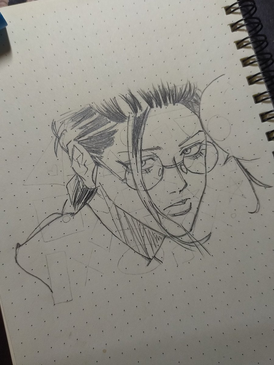 _jeoiseu_'s tweet photo. It's my first time using a doodle grid and I think I'm using it now. 
♡(ृ°͈꒳​°͈ ृ)ु

Tao from Gokurakugai by @Yuto___Sano 

#Artists #artistsontwitter #doodlegrid https://t.co/DpGZMvMISs
