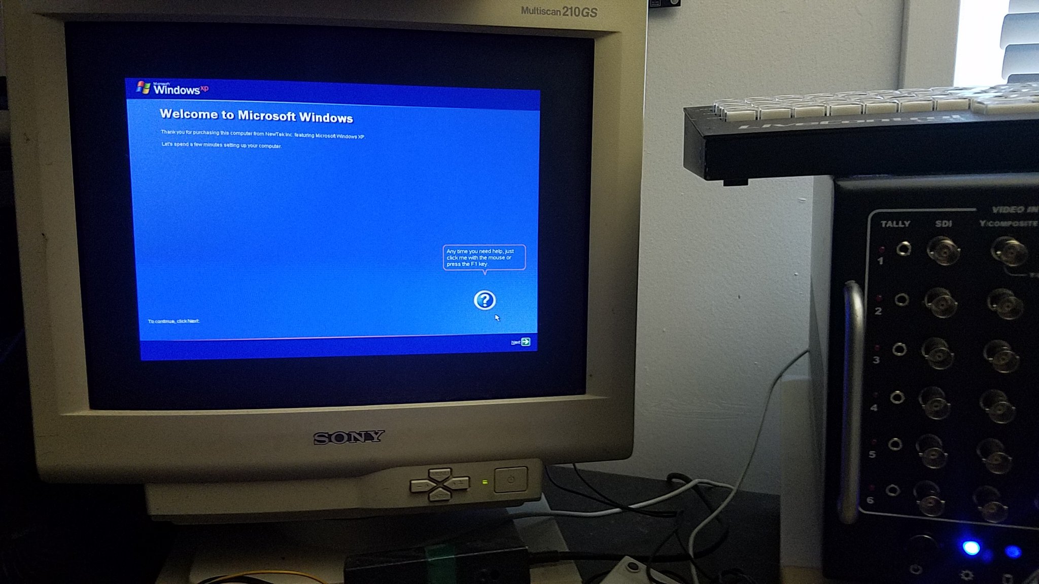 Florence on twitter standard windows xp oobe including having to put