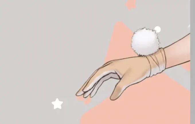手袋がシマハイカラーだ #シマハイ新衣装 