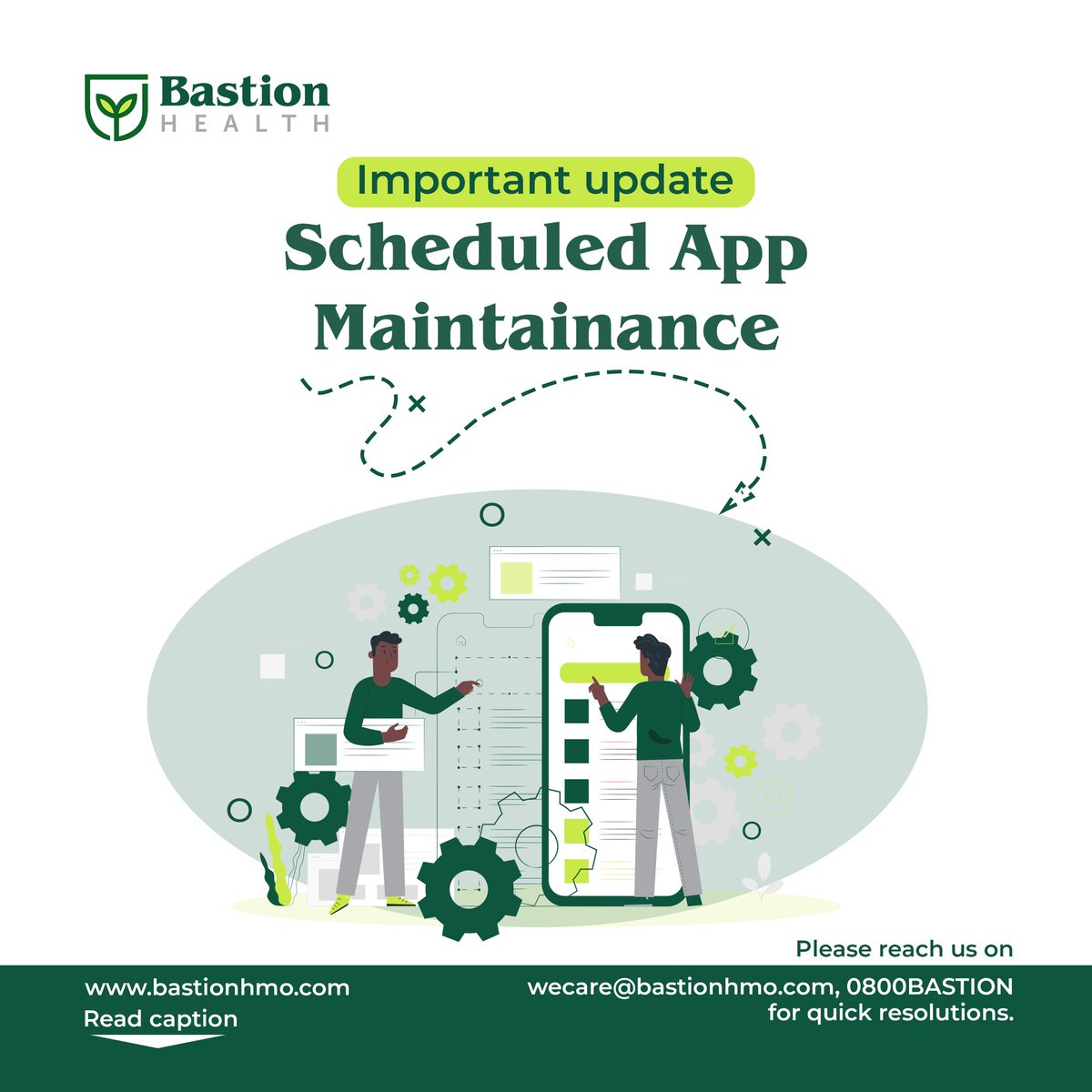 bastionhmo's tweet image. We are currently carrying out an upgrade on our application and it will create a downtime on the app which will be back up by 9am tomorrow latest. 
Apologies for the inconvenience that may occur as a result of this.

#AskForBastion #mobileappupdate #hmo #ios16features