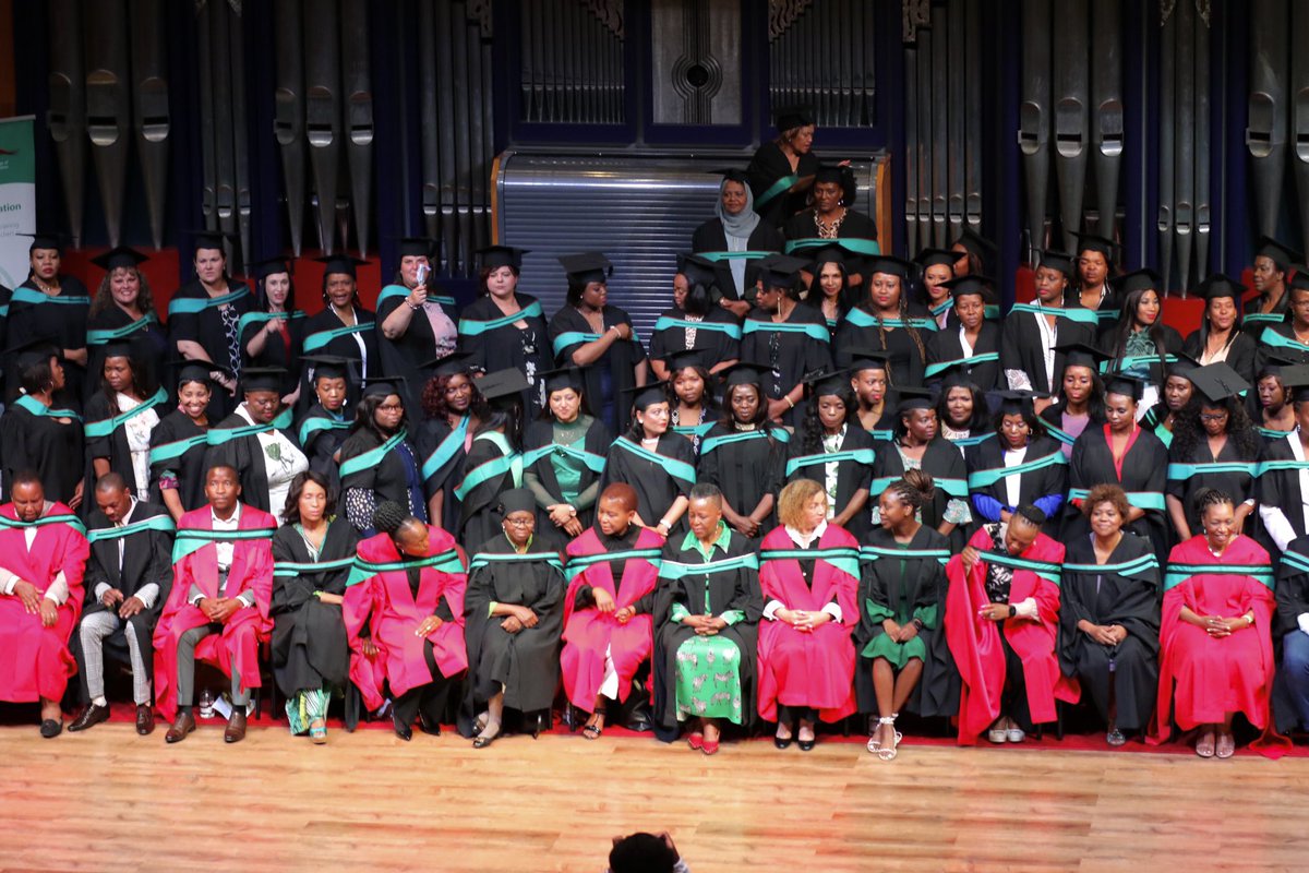 EducationGP1's tweet photo. #ECDFunctionShift2022 | Congratulations to the 126 ECD practitioners, funded by @EducationGP1, who completed their B.Ed ECD: Foundation Phase degree &amp; graduated today at @unisa. We celebrate these educators, who are now properly qualified to educate our ECD learners. @Lesufi https://t.co/gN0ZuVFNDc