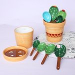 サボテンが癒される♡計量スプーンとして使えるユニークアイテム。