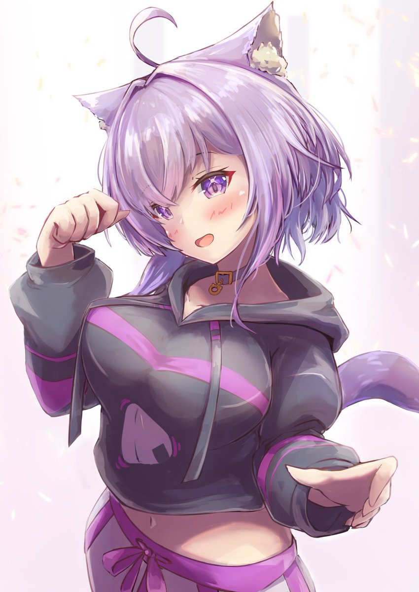 猫又おかゆ 「せっかくなので便乗して…。よろしければ何卒…!#絵柄が好みって人にフォローされた」|ヨミツナのイラスト