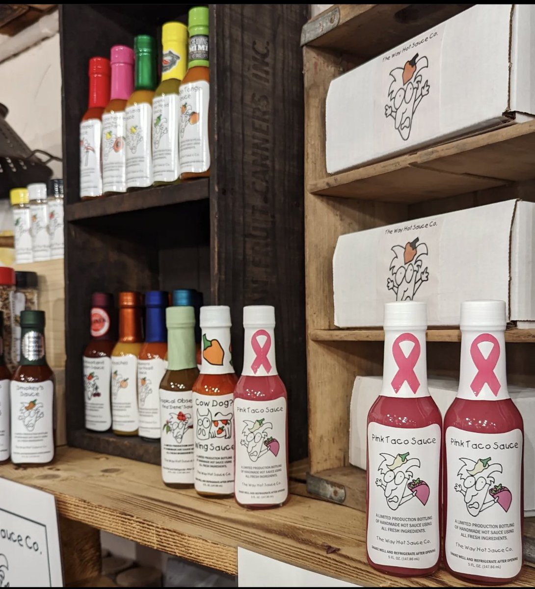 WayHotSauce's tweet photo. We love us some pink taco.
Sauce. Pink Taco Sauce. Get it at The Artsy Umbrella Sat. Hours 12-4
3017 Twelve Mile Downtown Berkley Michigan 48072
#puremichigan #madeinthemitten
#getwayhot #wayhot #wayhotsauce🌶️ https://t.co/UutfV357cX