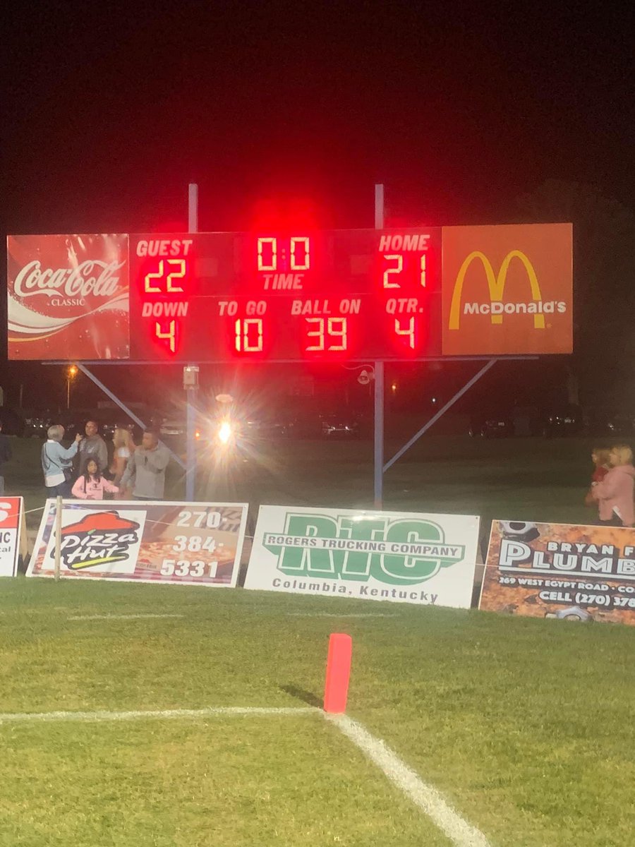 danvillefbcoach's tweet photo. Biggest Comeback in the 50 years of CCHS Football!! Down 0-21 and roared back to win 22-21!! A lot of resolve on display!! I love this team!! #HomecomingSpoilers #GoCaseyGo #50YearsOfRebelFootball https://t.co/jznsX1k7sy
