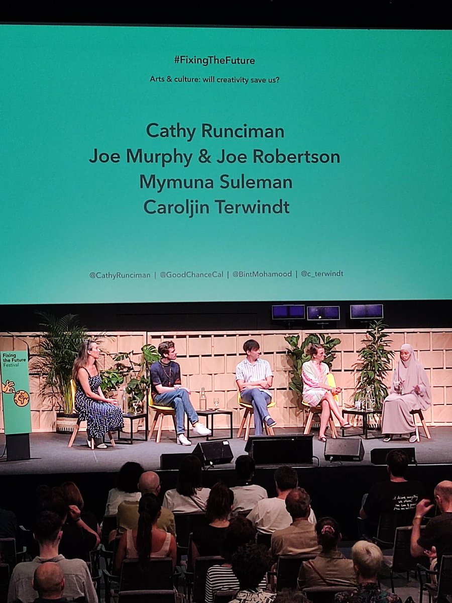 biancamariola's tweet photo. "Anger is necessary when it's necessary, not when it fulfills someone's stereotypes." @privilegecafe_ at #FixingtheFutureFestival
@AtlasFuture https://t.co/d27S6MIkTR