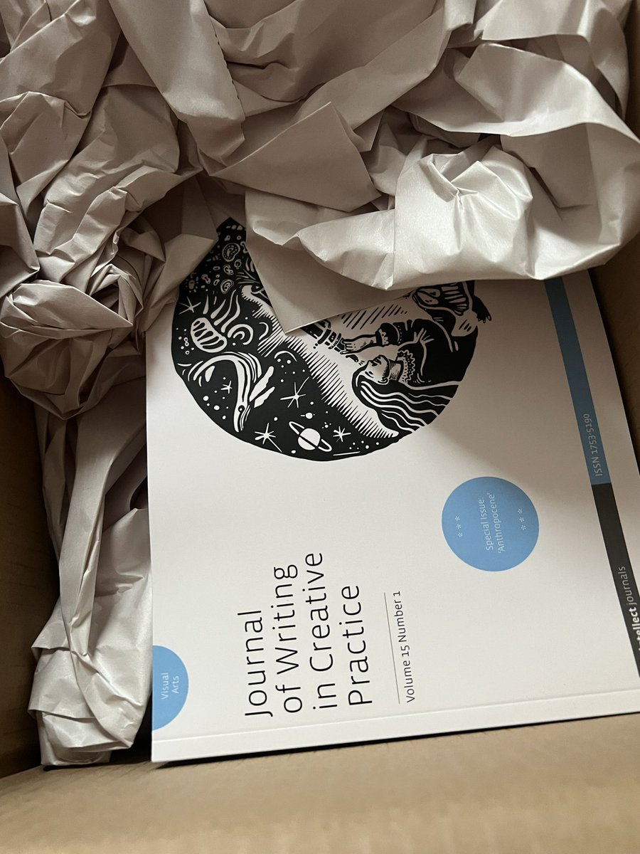 WritingPAD's tweet photo. 👀 Look what’s arrived today! #JWCP 15:1 @IntellectBooks. Celebrating 20 years of #WritingPAD with a meta issue on writing & languaging in ‘Metadesigning Designing in the Anthropocene’ (@routledgebooks, 2022) @joyfullystacey @metadesigners @hannahutopia @tomomizuuchi https://t.co/wh3W31KWtR