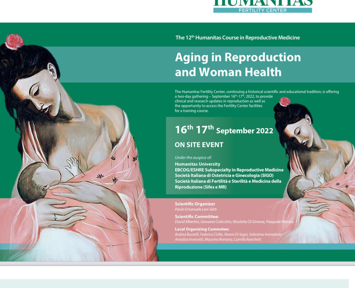 Aging and reproduction! Great congress in Milano ! With friends <a href="/salazaranabel/">anabel salazar</a> <a href="/IVIclinics/">IVIclinics</a> <a href="/riberasalud/">Ribera | Salud Responsable</a>