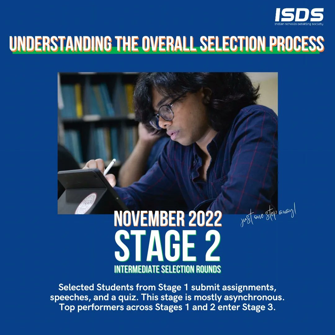 TeamIndiaWSDC's tweet photo. Announcing the National Selections process for the Indian Debating Squad 2022-23!

Registrations for Stage 1, our regional selection rounds are open now, join us in October by clicking here to register: https://t.co/I4XD0xnv4K

#NationalSelections22
#TeamIndiaWSDC
#GetInYourZone https://t.co/KIoclG1pik