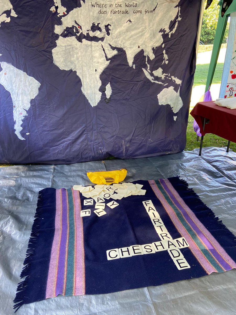 We’re at Peace in the Park! Come down for some wine tasting, purchase Fairtrade goodies and have a game of giant Bananagrams! #chesham #fairtrade #winetasting