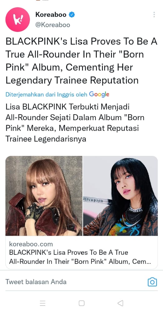 SabilaFitria9's tweet photo. Bias gue 🔥🔥

#OnceApologizeToLisa https://t.co/0Nx4BeNTmQ