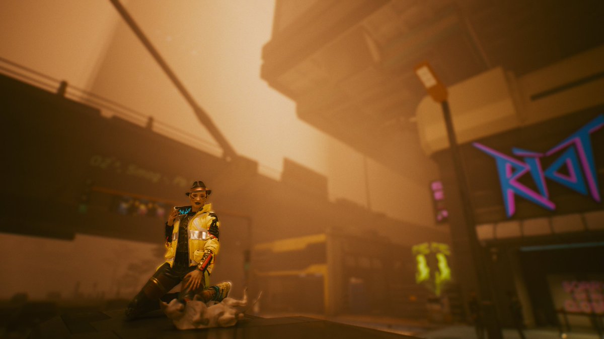 #Cyberpunk2077PhotoMode 

got yesterday the <a href="/edgerunners/">Cyberpunk: Edgerunners</a> jacket form D