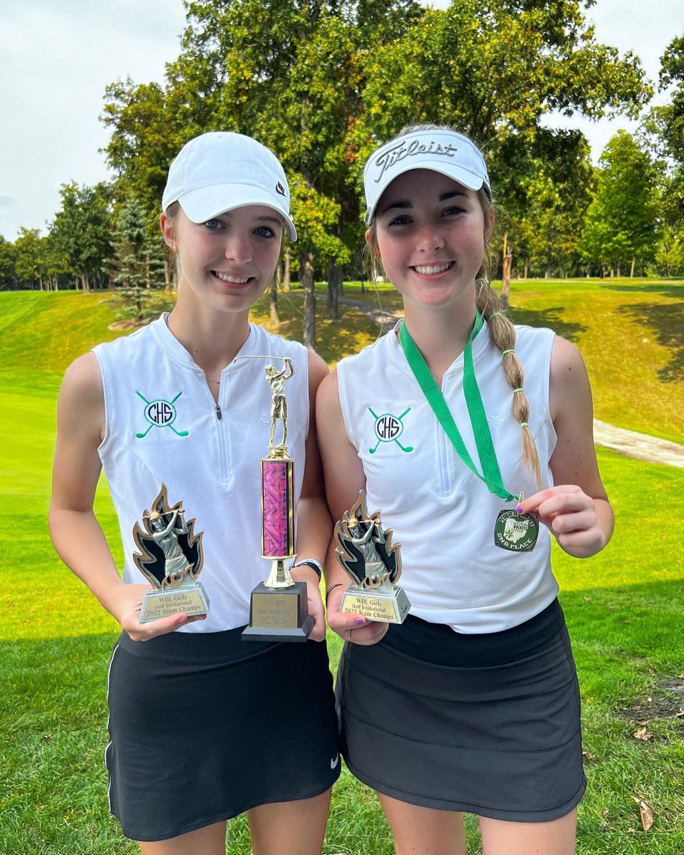 maddiefleckgolf's tweet photo. Placed 2nd at the WBL Conference Championship with a 79! Our Team was first with 386! First time EVER girls golf has won for Celina! Go Dawgs๐ช๐ #golf #wblchamps #firstplace #celina #celinabulldogs #godawgs #highschoolgolf #ohsaa #ohsaagolf #collegegolf #uncommitted https://t.co/AuZp3MPURy