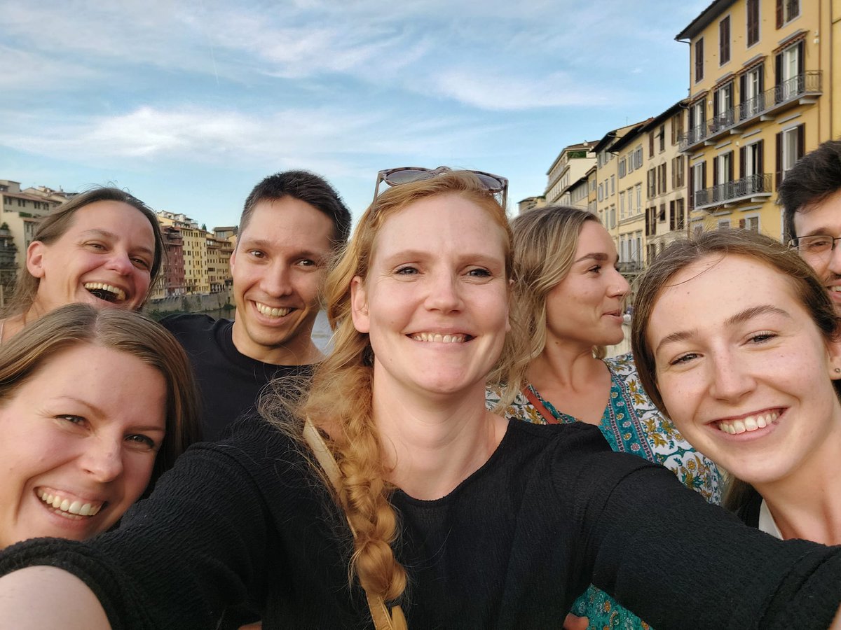 EstherWalton18's tweet photo. Excellent talks at #WCPG2022 and an end to a wonderful time in Florence with friends and colleagues. @CAM_Cecil, @mulder_rh, @karhunen_v, @sandersfaye_, Vilte, Mannan, Costas and many more. @BathPsychology @EarlyCause https://t.co/L9Upy6WGNs