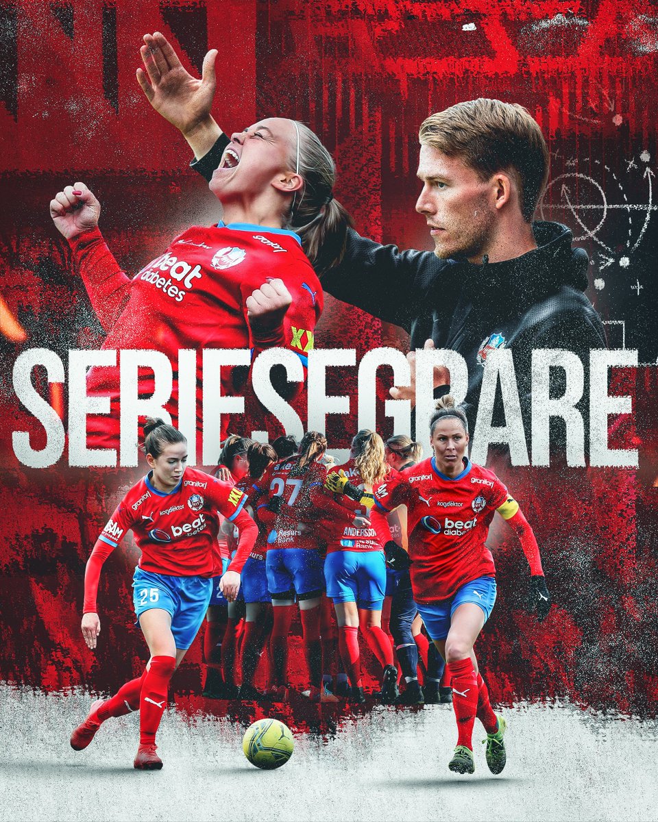 HelsingborgsIF's tweet photo. 𝐒𝐄𝐑𝐈𝐄𝐒𝐄𝐆𝐑𝐀𝐑𝐄
10-0 borta mot Vejby IF innebär att HIF är klara seriesegrare i Division 3 Dam Nordvästra Skåne. Nu avslutar vi seriespelet och ser framemot kvalmatcherna!

Målskyttar:
Sanna Nilsson 4
Tilda Jonhag 3
Maya Waltersson 2
Inez Gertsen 1 https://t.co/4KsTnPHzjp
